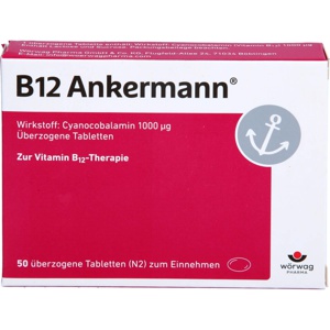 B12 ANKERMANN überzogene Tabletten Produktbild