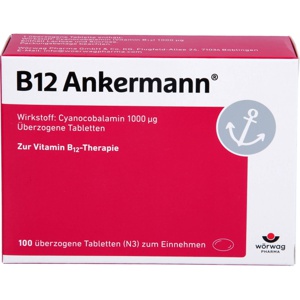 B12 ANKERMANN überzogene Tabletten Produktbild