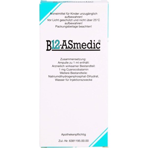 B12 ASMEDIC Injektionslösung Ampullen Produktbild