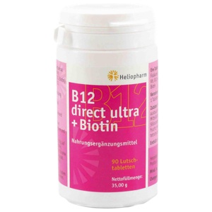 B12 DIRECT ultra+Biotin Lutschtabletten Produktbild