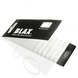 Blax Hårelastikker Transparent - 8 stk. produktbillede