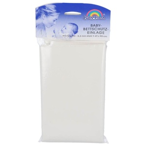 BABY BETTEINLAGEN Gummi 60x90 weiß Produktbild