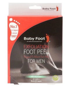Baby Foot Exfoliation Foot Peel for Men Mint Scented 40 ml 2 stk. Produktbild