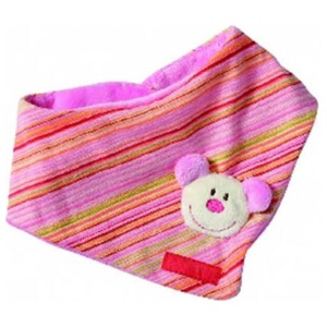 BABY-HALSTUCH mit Klettverschluss pink Produktbild