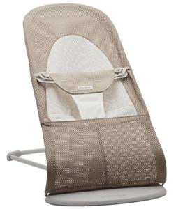 BabyBjörn Babysitter Balance Soft Mesh Gråbeige/Vit produkt bild