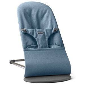 BabyBjörn Babysitter Bliss Melerad Väv Blå produkt bild