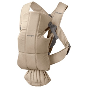 BabyBjörn Bärsele Mini Vävd Beige produkt bild