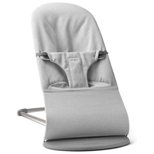 BabyBjörn Bouncer Bliss Woven Mélange sitter Light grey produkt bild