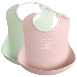 BabyBjörn Haklapp Grön/Rosa 2-pack produkt bild