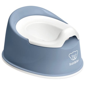 BabyBjörn Smart Potta Djupblå/Vit produkt bild