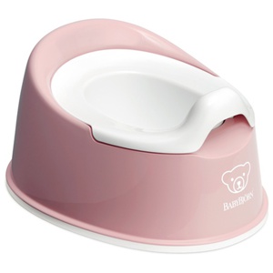 BabyBjörn Smart Potta Puderrosa/Vit produkt bild