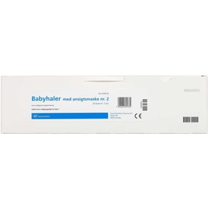 Babyhaler med ansigtsmaske nr. 2 1 stk. produktbillede