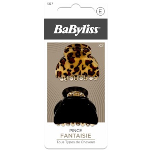 BaByliss Krokoklämma Mönstrad 2 st produkt bild