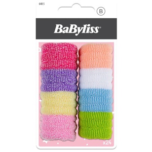 BaByliss Accessories Soft Kids Hair Ties 24pcs produktbillede