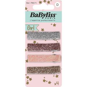 BaByliss Hårclips Glitter Kids 4 st produkt bild