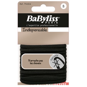 Babyliss Hårelastikker sort - 15 stk. produktbillede