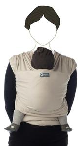 Babylonia Tricot-Slen bärsjal Organic White Pepper produkt bild