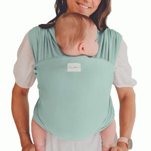 Babylonia Tricot-Slen bärsjal Organic Sage Green produkt bild