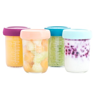 Babymoov Babybowls Glas 4 stk. á 220 ml produktbillede