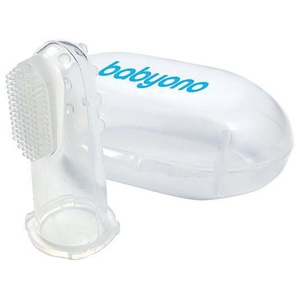Babyono Fingertandborste silikon produkt bild