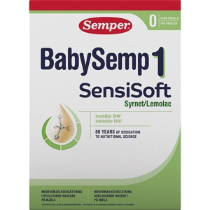 Babysemp 1 Sensisoft modermælkserstatningspulver 700 g produktbillede