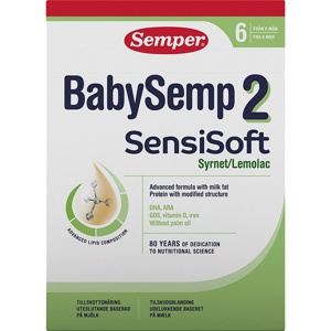 BabySemp 2 SensiSoft tilskudsblanding fra 6 mdr - 700 gr produktbillede