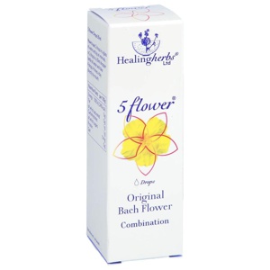 BACH KOMBINATION 5 Flow.Notfall Tropfen Heal.Herbs Produktbild