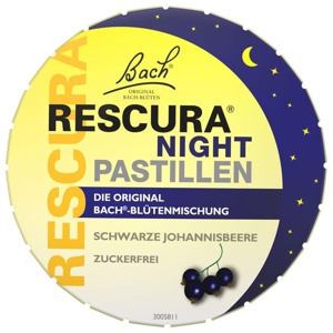 Bach RESCURA NIGHT PASTILLEN schwarze Johannisbeere 50 g Pastillen Produktbild