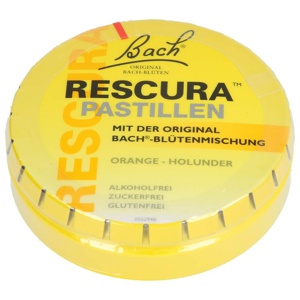 Bach RESCURA PASTILLEN, Orange-Holunder 50 g Pastillen Produktbild