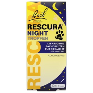 Bachblüten Original Rescura Night Pets Tropfen alkoholfrei, 10 ml Tropfen Produktbild