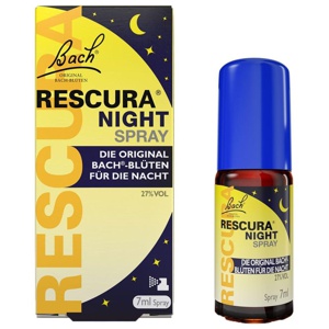 Bachblüten RESCURA NIGHT Spray mit Alkohol 7 ml Spray Produktbild
