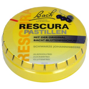 Bachblüten RESCURA Pastillen, Schwarze Johannisbeere 50 g Pastillen Produktbild