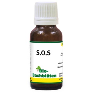 Bio-Bachblüten SOS vet. (für Tiere), 20 ml Flüssigkeit Produktbild