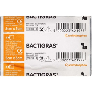 Bactigras 5 x 5 cm 1 stk. produktbillede