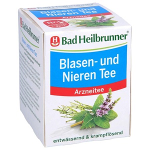BAD HEILBRUNNER Blasen- und Nieren Tee Filterbeut. Produktbild
