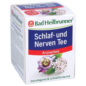 BAD HEILBRUNNER Schlaf- und Nerven Tee Filterbeut. Produktbild