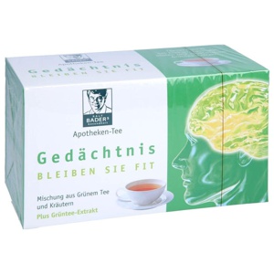 BADERS Apotheken Tee Gedächtnis Filterbeutel Produktbild