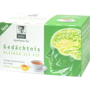BADERS Apotheken Tee Gedächtnis Maxipack Fbtl. Produktbild