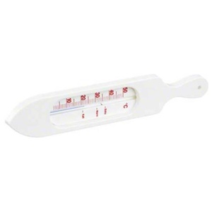 BADETHERMOMETER Kunststoff weiß Produktbild