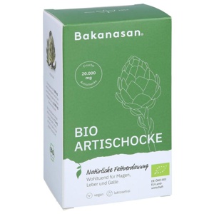 BAKANASAN Bio Artischocke Kapseln Produktbild