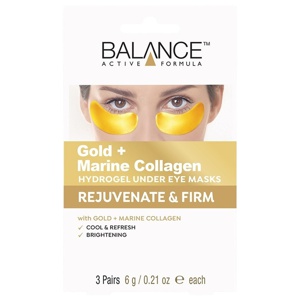 Balance Active Formula Gold + Marine Collagen Hydrogel under Eye Masks produktbilde