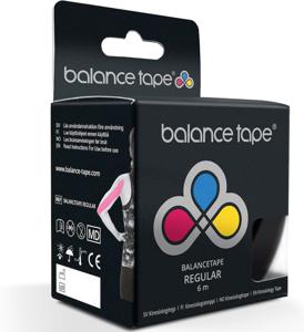 Balance Tape kinesiologitejp Svart 5 cm x 6 m produkt bild