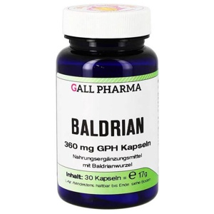 Baldrian 360 mg GPH Kapseln Produktbild