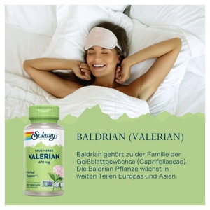 BALDRIAN 470 mg Solaray Kapseln Produktbild