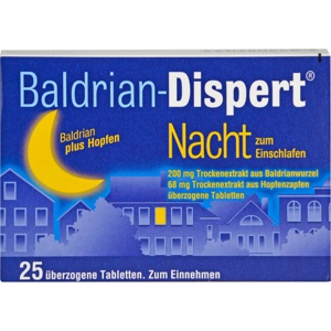 BALDRIAN DISPERT Nacht zum Einschlafen üb.Tabl. Produktbild