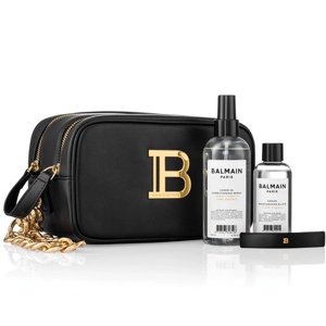 Balmain Paris ACCESSORIES Signature Bag (Leave in Argan Elixir Barrette Medium Black) 18k produktbillede