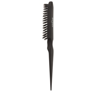 Prof Boar Hair Backcomb Hair Brush Black produkt bild