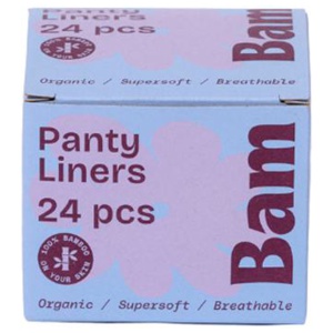 BAM Organic Bamboo Liners, 24 st produkt bild