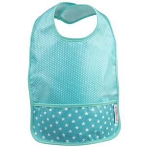 Bambino Easy Wipe Bib Turquoise produkt bild