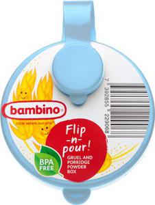 Bambino Flip-n-pour! Powder box Spädbarnsmatning 1 st produkt bild